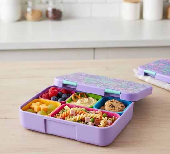Smiggle - Gabby's Dollhouse 4 Compartment Bento Lunch Box for Kids