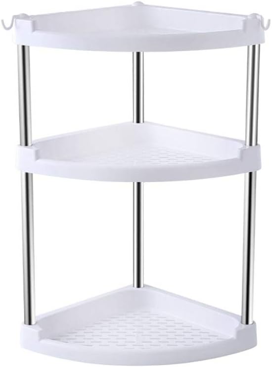 Triangular Storage Rack 3 Tier Triangle Storage Utility Rack For Kitchen Bathroom Laundry Room ...