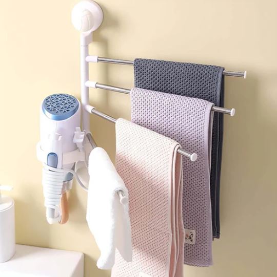 5 in1 Multifunctional Towel Holder - Practicality and Space Saving