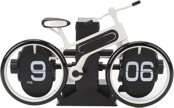 Bicycle Flip Clock, Flip Down Clock, Retro Digital Flip Desk Clock, Vintage Design Auto Flip Clock Home And Office Decorations