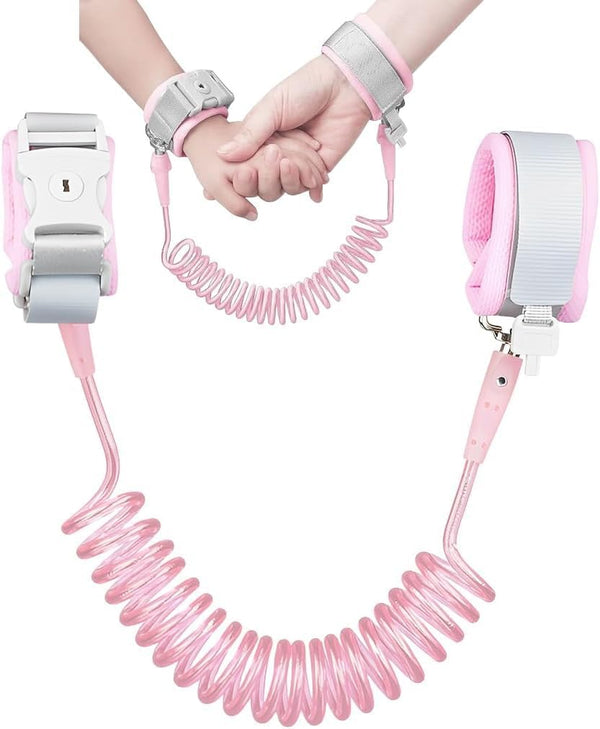 Child Safety Wristband with 360° Rotating Cuff - Secure & Comfortable Anti-Lost Wrist Link for Toddlers