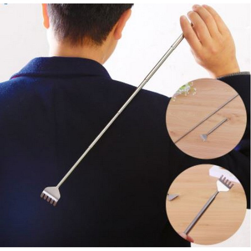 Extendable Back Scratcher Stainless Steel Telescopic Anti Itch Claw Ma ...