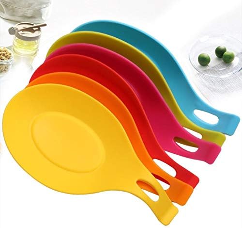 Heat Resistant Spoon Rest – Plastic Kitchen Utensil Holder for Spatulas, Ladles & Cooking Spoons