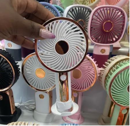USB Rechargeable Portable Mini Handheld Fan Mini Fan with 3 Speeds