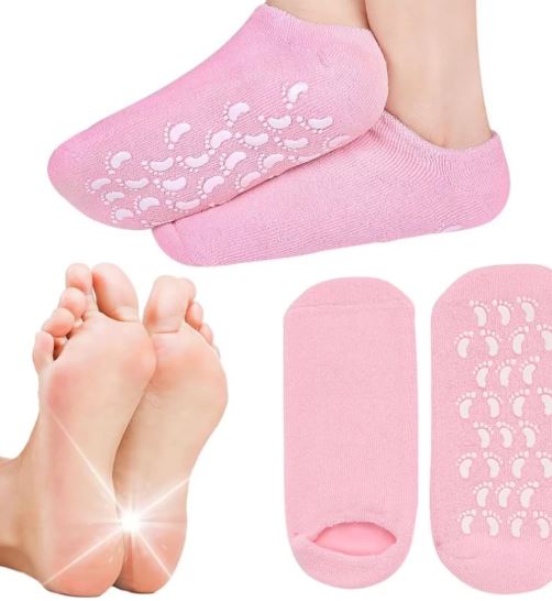 1 Pair Moisture Spa Gel Heel Soft Foot Care Moisturizing Gel Sock