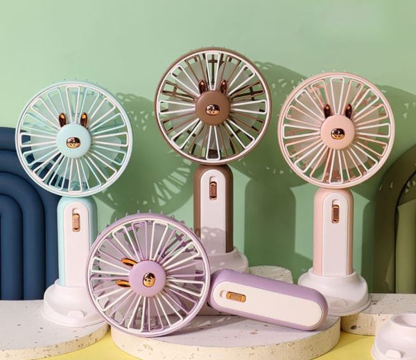 Portable Personal Hand Fan Rechargeable Powerful Quiet Portable Cooling Equipment for Travel and Camping