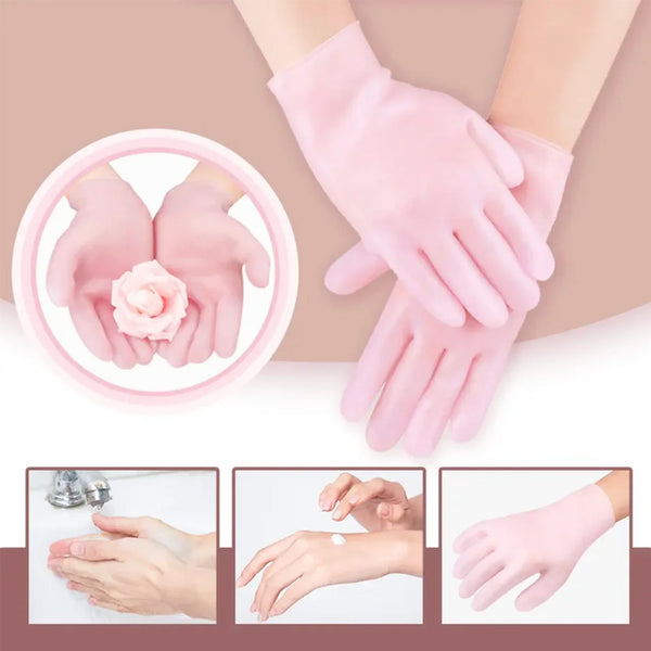 Silicone Hand Moisturizing Gel Gloves
