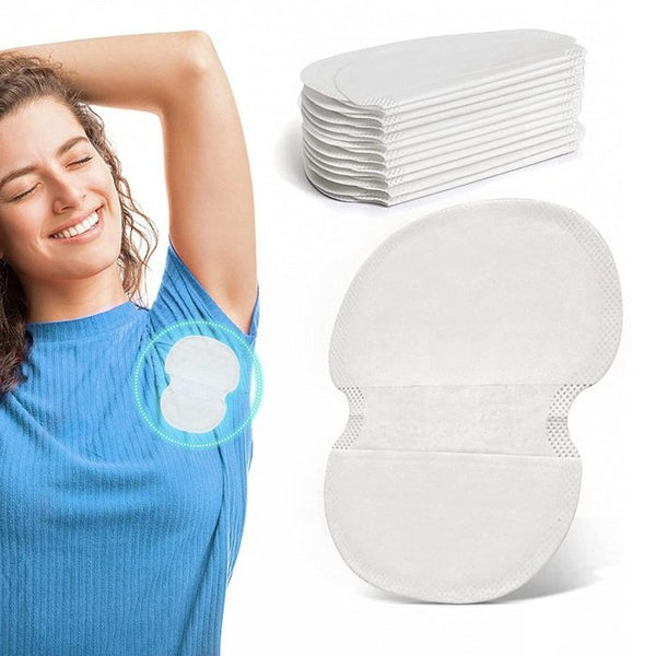 ( Pack Of 5 Pairs / 10 Pcs) Underarm Sweat Pads - Disposable Underarm Sweating Pads For Women And Men, Comfortable Unflavored, Non Visible